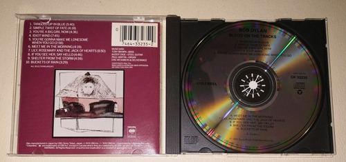 Bob Dylan Blood On The Tracks Cd Importado De Usa (Usado)