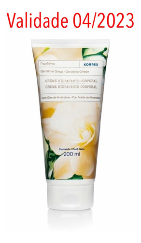 Korres Gardênia Grega Creme Hidratante Corporal 200ml