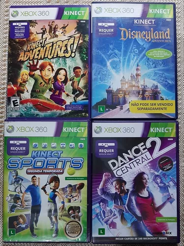 Pacote Jogos de Kinect - Jogos de Xbox 360