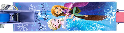 Scooter Plegable Con Altura Ajustable Disney Frozen 100mm