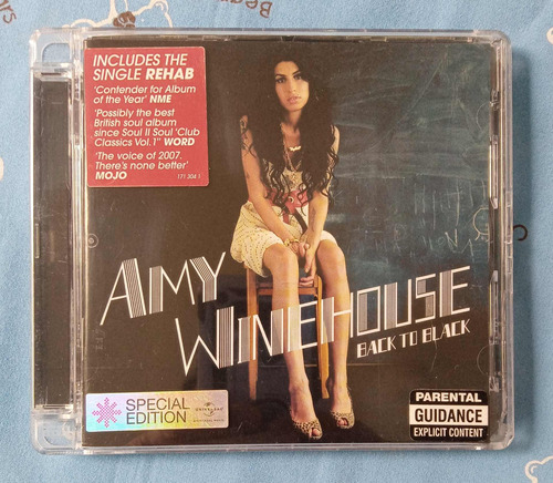 Amy Winehouse Cd Back To Black, Como Nuevo, Eu (cd Stereo)