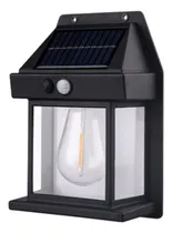Comprar Foco Aplique Led Solar Luz Calida Sensor Exterior X1