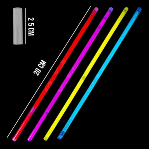 2 Tubos 50 Pulsera Neon Luminosa Glow Fiesta Brazalete Neon