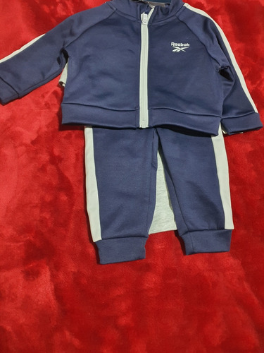 Pants Reebok Azul Rey Y Pañalero De 9 A 12 Meses 