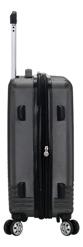~? Rockland Star Trail Hardside Spinner Wheel Equipaje, Gris