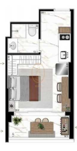 Apartamento Com 1 Dormitório(s) Localizado(a) No Bairro Vila Madalena Em São Paulo / São Paulo - 10265:916480