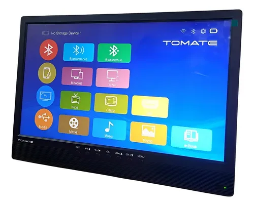 Tv Digital Portátil 17 Hd Recarregável 12v Espelhamento | Frete grátis