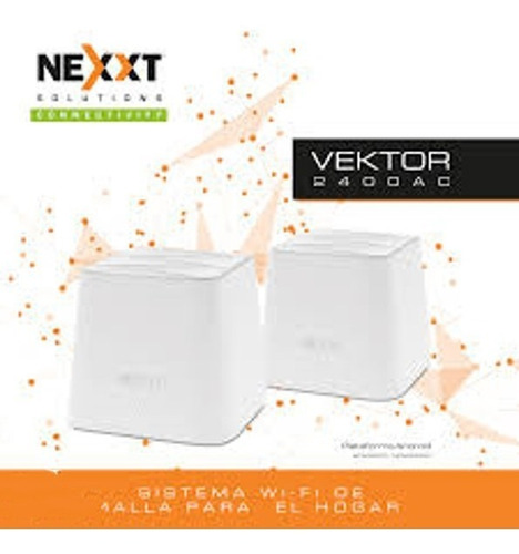 Vektor2400-ac Nexxt Sistema Wi-fi Mesh Doble Banda