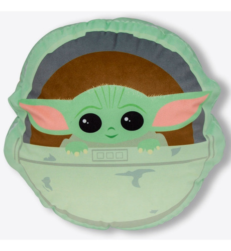 Almofada Formato Baby Yoda Nave - Zona Criativa Cor Colorido