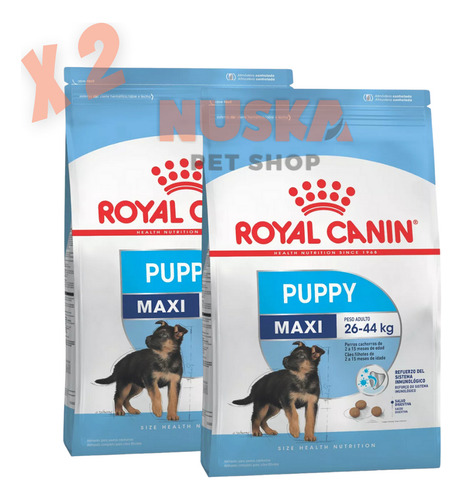 Royal Canin Maxi Puppy 15 Kg X 2 Uni - Perro Grande Cachorro