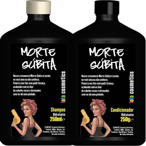 Kit Morte Súbita Com Shampoo E Condicionador Lola Cosmetics