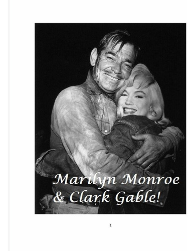 Marilyn Monroe And Clark Gable! Nuevo L