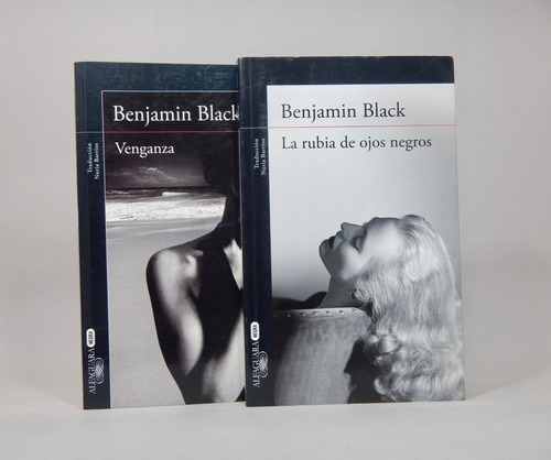 2 Libros Benjamin Black Rubia Ojos Negros Venganza 2014 Ah6
