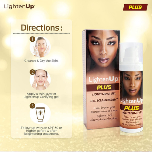 Lightenup Plus Omic Gel, Formulado Ayuda A Decolorar Manchas