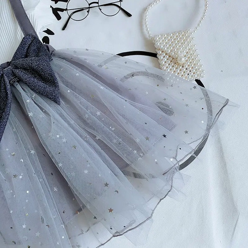Vestido De Muñeca Princesa De Tul Sin Mangas Para Niñas