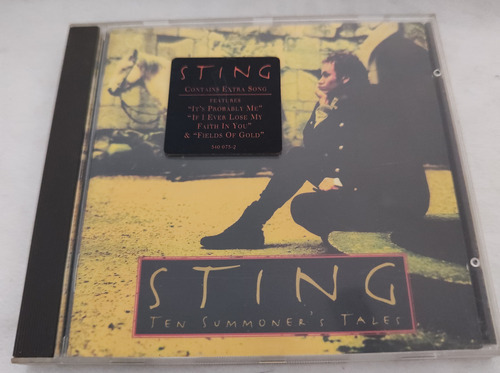 Cd Sting - Ten Summoner's Tales - Made In Uk 