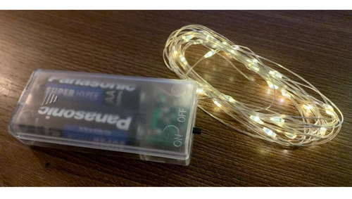 Imagem 8 de 9 de Kit 15 Fio Fada Cordão Luz Cores Natal 3mts 30 Leds+ Pilhas