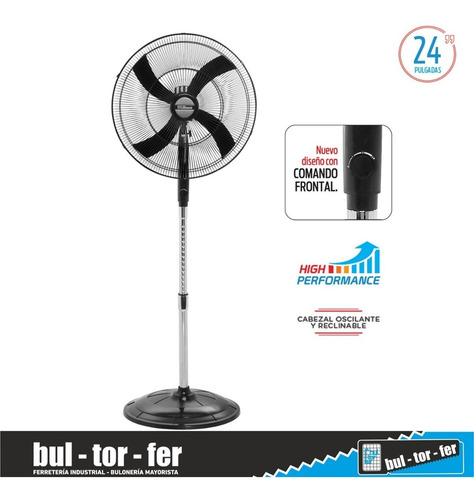 Imagen 4 de 7 de Ventilador De Pie Hogar Liliana 24 Pulgadas