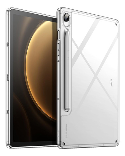 Funda Para Galaxy Tab S9 Fe Tpu Flexible Transparente