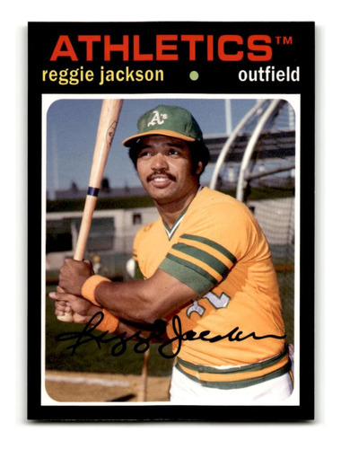 2012 Topps Archives 75 Reggie Jackson Athletics Mlb Tarjeta 