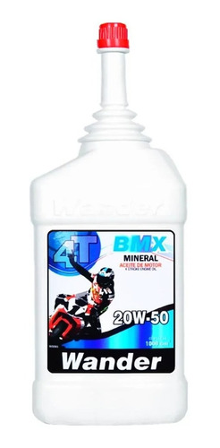 Aceite Wander Bmx 4t Mineral 20w50 Siamotos+