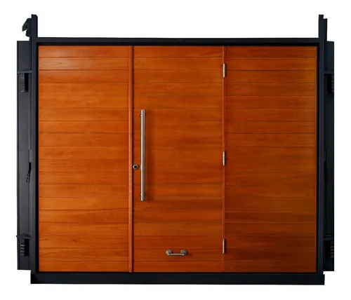 Portón Levadizo Manual Oblak 2331 Madera Garage Cochera