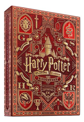 Teoría11 Harry Potter Playly Cards - Red (gryffindor)