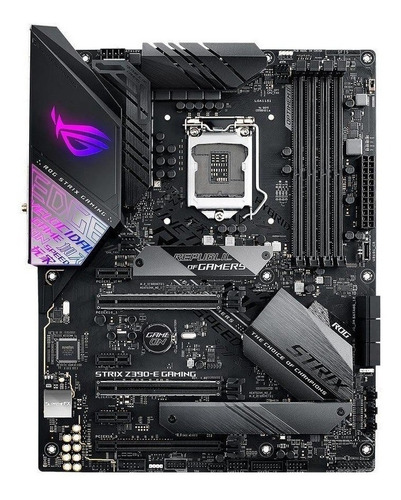 Placa Mãe Asus Rog Strix Z390-e Gaming Lga 1151 9ª Geração