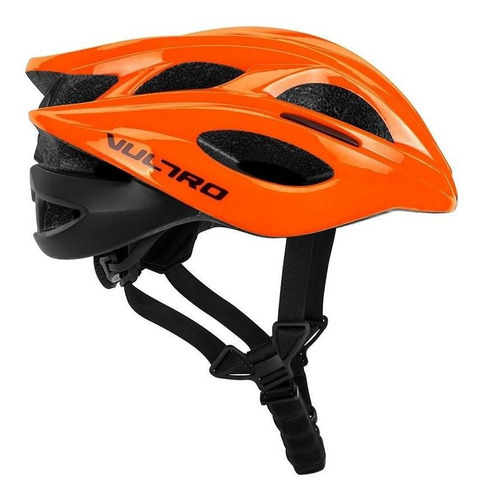 Capacete De Ciclismo Bike Venom Laranja Fluor - Vultro M Tamanho 56-59cm