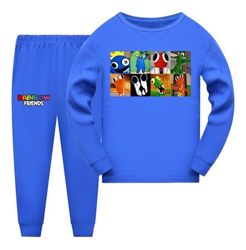 Conjunto De Pijama Rainbow Friends Con Playera Y Pantalones