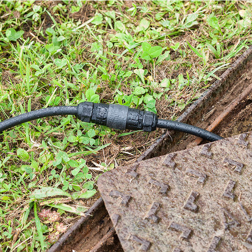 Conector Estanco Lineal Ip68 2 Polos + Tierra Tekox