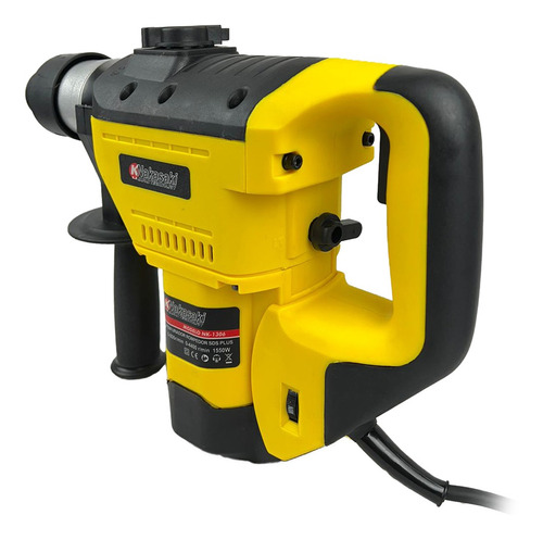 Rotomartillo electroneumático KNakasaki Nk1306 amarillo y negro con 1.55kW de potencia 220V