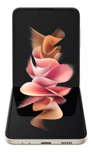 Celular Samsung Galaxy Z Flip 3 128gb 8gb Ram Plegable Crema (Usado)