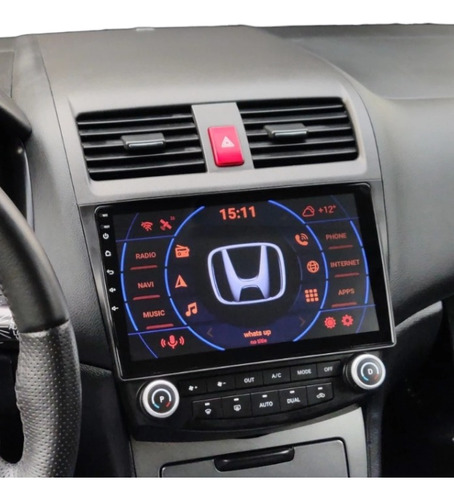 Autoestéreo Android 10' Accord 7th 2003-2007 Carplay Gps Cam
