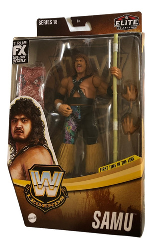 Elite Collection Wwe Legends Samu 2022 True Fx Series 18