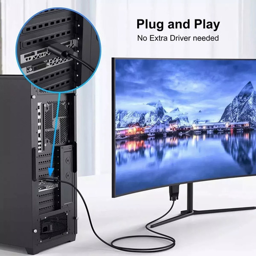 Cable Convertidor Adaptador Video Hdmi A Vga Macho A Macho Cable Auxiliardisplay Port Cable Hdmi Steren Joytekk
