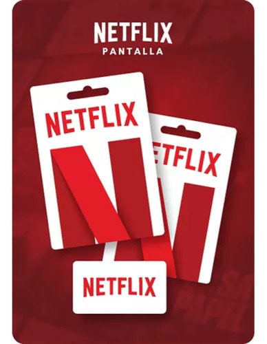 Gift Card Netflix Uhd 4 Pantallas 4k 30dias 1-mes 