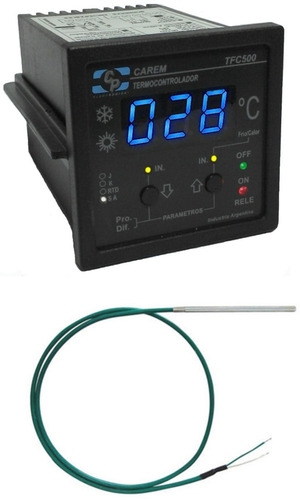 Controlador Temperatura + J  Vaina 20cm+ 2m Cable Horno Pan 