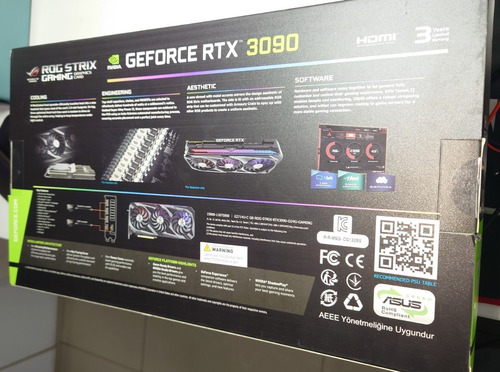 Imagen 3 de 4 de Tarjeta De Video Asus Rog Strix Gaming Rtx 3090 24gb Gddr6x