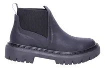 Comprar Borcego Mujer Cuero Veggie Con Elastico Caña Corta.