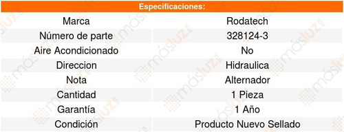 Banda Accesorios Renault Clio 1.6l L4 08_09 Rodatech 5662356