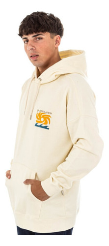 Buzo Canguro Quiksilver Garment Dye
