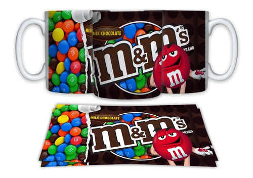 Caneca Feliz Pascoa Ceramica Chocolate M&m's