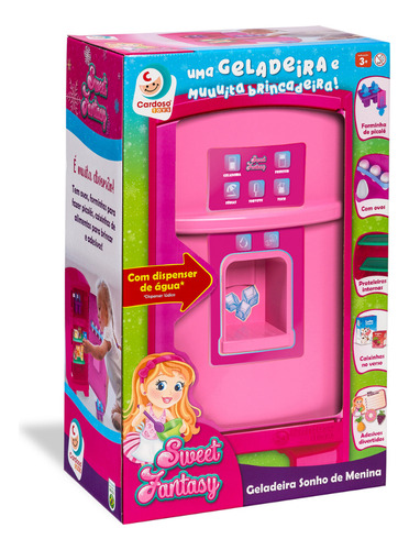 Cardoso Toys Geladeira Sweet Fantasy Infantil Sonho Menina