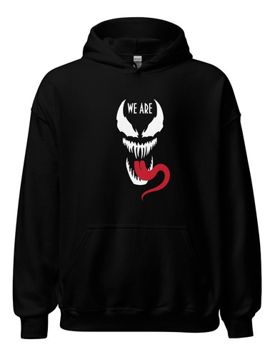 Sudadera Rostro De Venom Con Lengua. Enemigo Spiderman. 