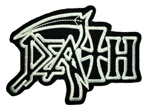 Death Music Songs Camiseta Metal Pesado Logotipo Md01 Parche