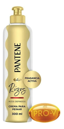 Crema Para Peinar Pantene Pro V Rizos Definidos 300 Ml