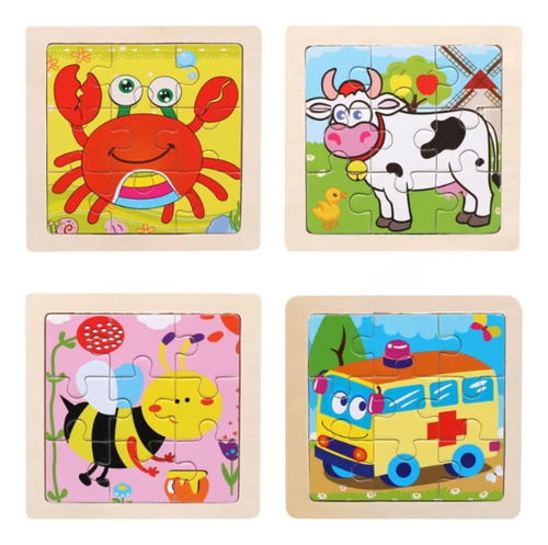 Xu Rompecabezas De Madera For Niños, Tablero De Rompecabezas