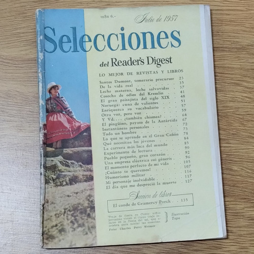 Revista Selecciones Del Reader's Digest Agosto 1957 N°201