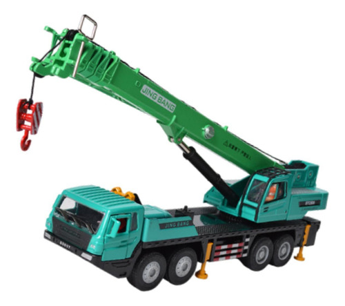 1:50 Crane De Grúas Camión Vehículo Ingeniería Verde